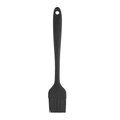 Pincel de cocina negro de silicona resistente al calor para barbacoa y repostería - Embalaje en Bolsa Autoadhesiva / Negro