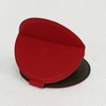 Silicone heat resistant pot holder clips in red and black colors for kitchen use - Carmine