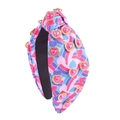 Premium Heart Print Pearl Headband
