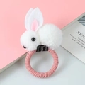 Élastique À Cheveux En Forme De Lapin Blanc