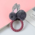 Élastique À Cheveux En Forme De Lapin Gris