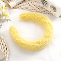 Plush Headband Yellow