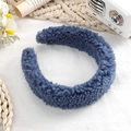 Plush Headband Blue
