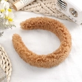 Plush Headband Caramel