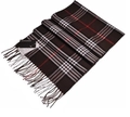 Plaid Cinq Lignes Plaid Marron | 200 X 35