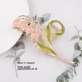 Gentle Lily Of The Valley Claw Clip Pink Sl-80048