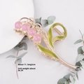 Gentle Lily Of The Valley Claw Clip Purple Sl-80048
