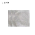 20*20cm Silver Thread Cleaning Cloth With Overlocked Edges / Single Layer