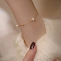 8# Sternenhimmel-süßwasserperlenarmband