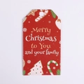 Lettere Di Natale (cartolina Bianca) | 4*7 Cm