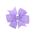 Cute light purple ribbed fabric layered bow headband for baby girls hair accessory - Light Purple