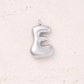 E (steel Color)/single Pendant|5 Pcs/package / 25x15mm (aperture:2.8mm)