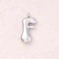 F (steel Color)/single Pendant|5 Pcs/package / 26. 5x13.5mm (aperture:2.8mm)