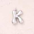K (steel Color)/single Pendant|5 Pcs/package / 25x17.5mm (aperture:2.8mm)