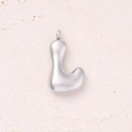 L (steel Color)/single Pendant|5 Pcs/package / 26x14mm (aperture:2.8mm)