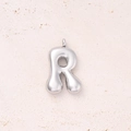 R (steel Color)/single Pendant|5 Pcs/package / 26x16mm (aperture:2.8mm)