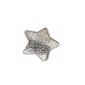 Mini star hair claw clip with sparkling silver sequins and sweet acetate finish - Sparkly Star 3cm
