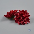 Burgundy / The Flower Is About 8cm In Diameter.