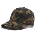 Casquette de baseball classique camouflage avec visière courbée et couronne structurée - L / Style 3-Camouflage Extérieur