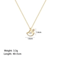 [8171] Collier Intelligent En Feuille De Ginkgo [or]