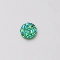 Macro shot of 6mm green iridescent resin druzy stone with sparkling mineral texture - 6mm / Iridescent Green (2)