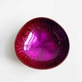 |rose Red Feather Coconut Bowl