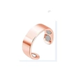 Rose gold magnetic anti-snore ring with two inner magnets and adjustable opening design - Rose Gold