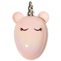 Pettine unicorno rosa sfumato con corno argento per massaggio e lisciatura capelli - Pettine Unicorno Rosa