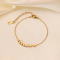 Qye173 Acht Kubussen Armband Goud