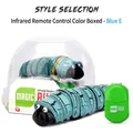 Blue infrared remote control caterpillar toy with magic bug design and green controller - Remote Blue (88g)