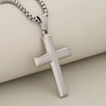 Silver|1 Pc/package / (large) Cross Single Pendant