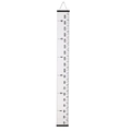 Nordic style canvas growth chart for kids with white fabric and black wood hangers - Style A / 20x200cm Self-Adhesive Sticker