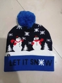 Dark Blue Snowman