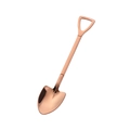 Creative rose gold shovel shaped dessert spoon made of polished stainless steel - Rose Gold Pointed Shovel