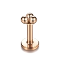 Drei Kugeln Stil / 1.2x6mm / Roségold
