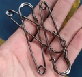 Gunmetal Finish (plated) / 50mm (wire Diameter 1.3)