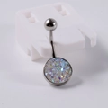 Morceau De Minerai Blanc / Épaisseur De La Tige * Longueur De La Tige 16 X 10 Mm