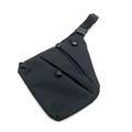 Bolso bandolera táctico antirrobo negro para hombre con correa ajustable y hebilla - Negro
