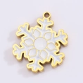 [9] Pendentif Flocon De Neige De Noël