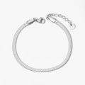 Silver Snake Chain Bracelet (B528)