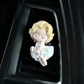 Cute Marilyn Monroe car air vent fragrance clip holder with white dress design - Marilyn Monroe Style (2221A)