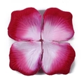 Artificial rose petals with pink and dark red gradient silk texture for wedding decor - Red Pink Gradient (Approx. 100pcs)