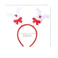 Christmas White Deer Head Hoop