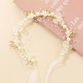 Coiffe Couronne de Fleurs Blanche