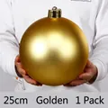 25cm Gold Matte Ball (1 Piece)