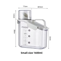 Petit 1500 Ml [blanc Ivoire] + Tasse À Mesurer Épaisse [résistante À L'humidité Et Aux Insectes]
