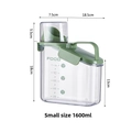 Petit 1500 Ml [vert Clair] + Verre Doseur Épais [résistant À L'humidité Et Aux Insectes]