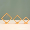 Naranja; 9*9*2cm (¡sin Incluir La Base!)
