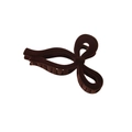 Grand Nœud Marron Foncé - 13 Cm ~