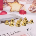 Set di campanellini dorati da 2 cm per decorazioni dell'albero di Natale e fai-da-te - Confezione da 10 / Oro